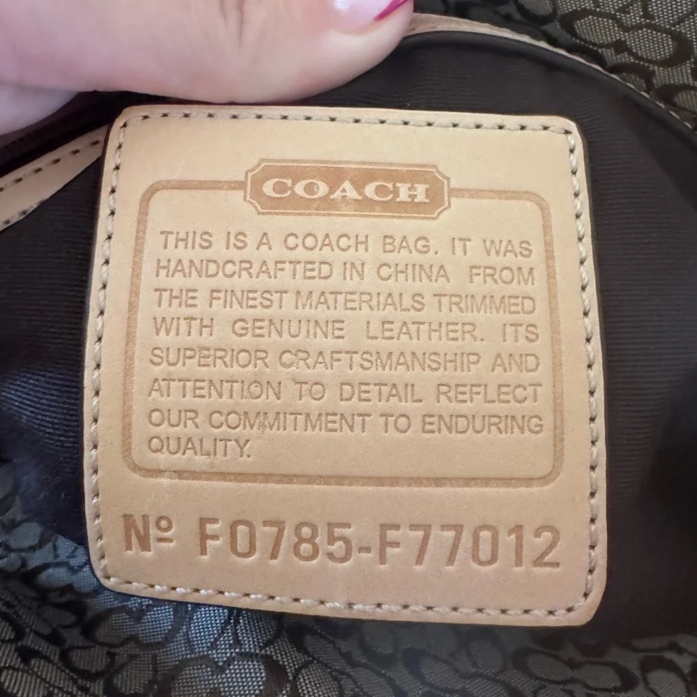 COACH Mini Signature Large Travel Tote - Picture 3 of 6